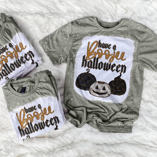 Have a Boojee Halloween Bleached tee