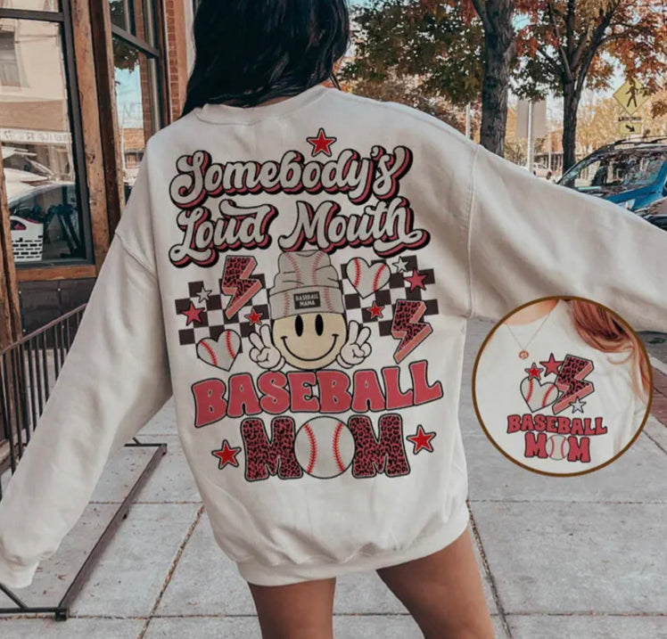 Baseball crewneck