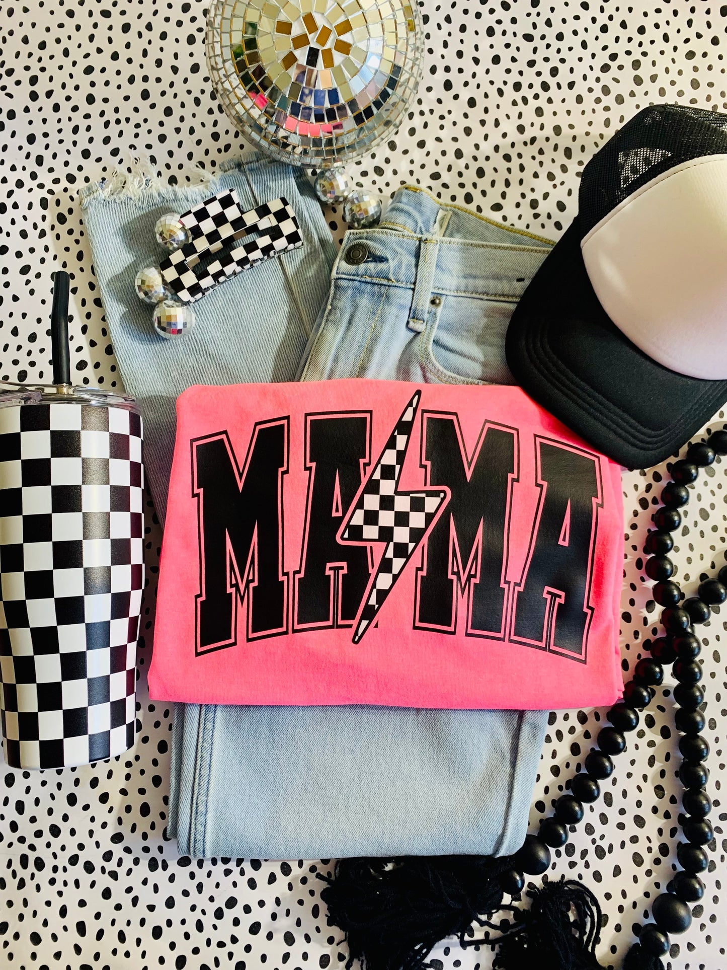 Mama neon tee