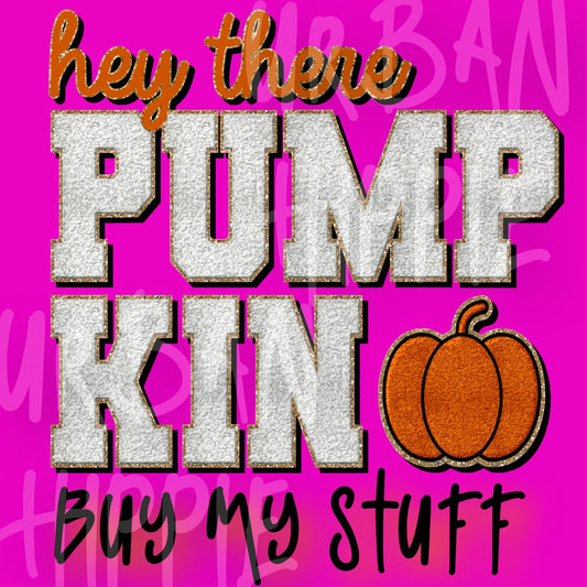 Hey Pumpkin Social media Interaction Sale Post Artwork