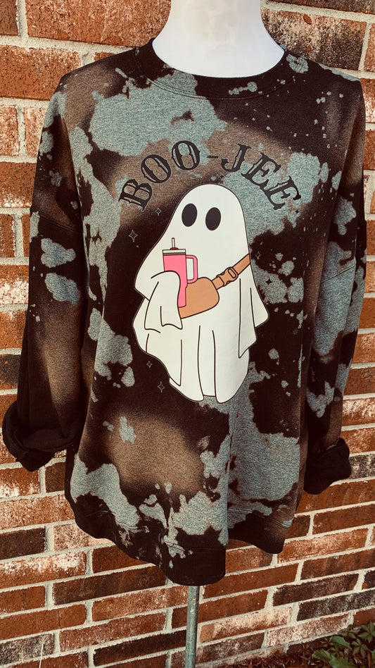 BOO•JEE acid washed crewneck