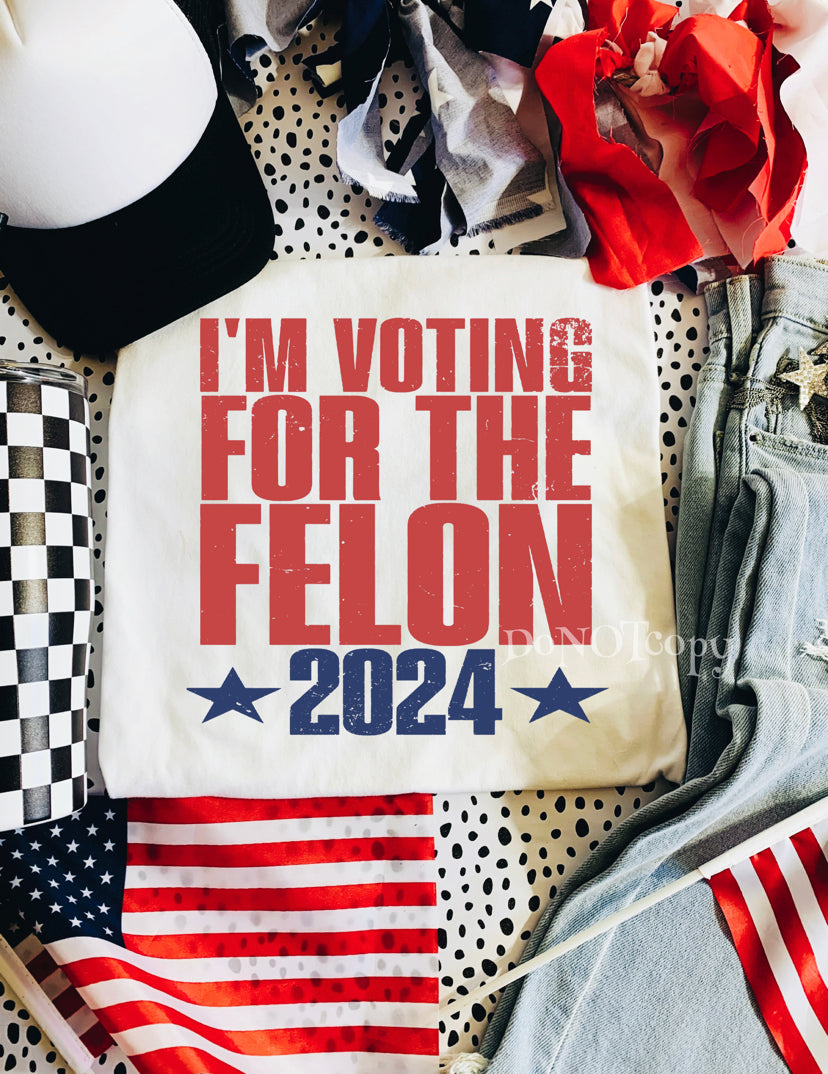 I’m voting for the Felon 2023 💙