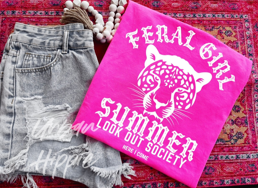 Feral Girl Summer 🤍 PINK & BLACK