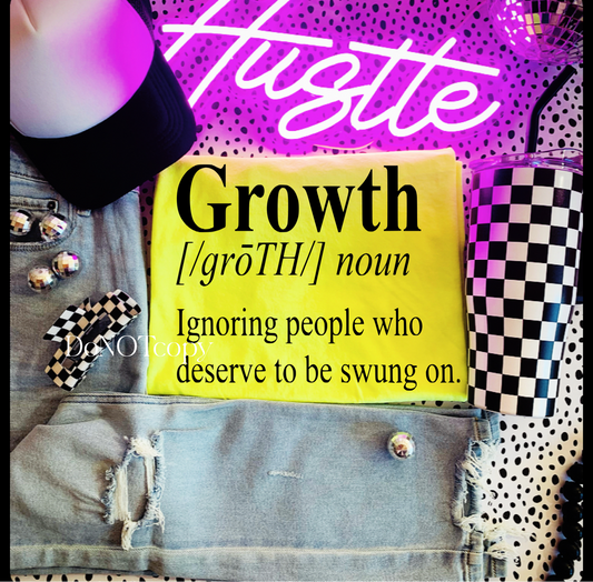 Growth - ignoring people who deserve to be swung on