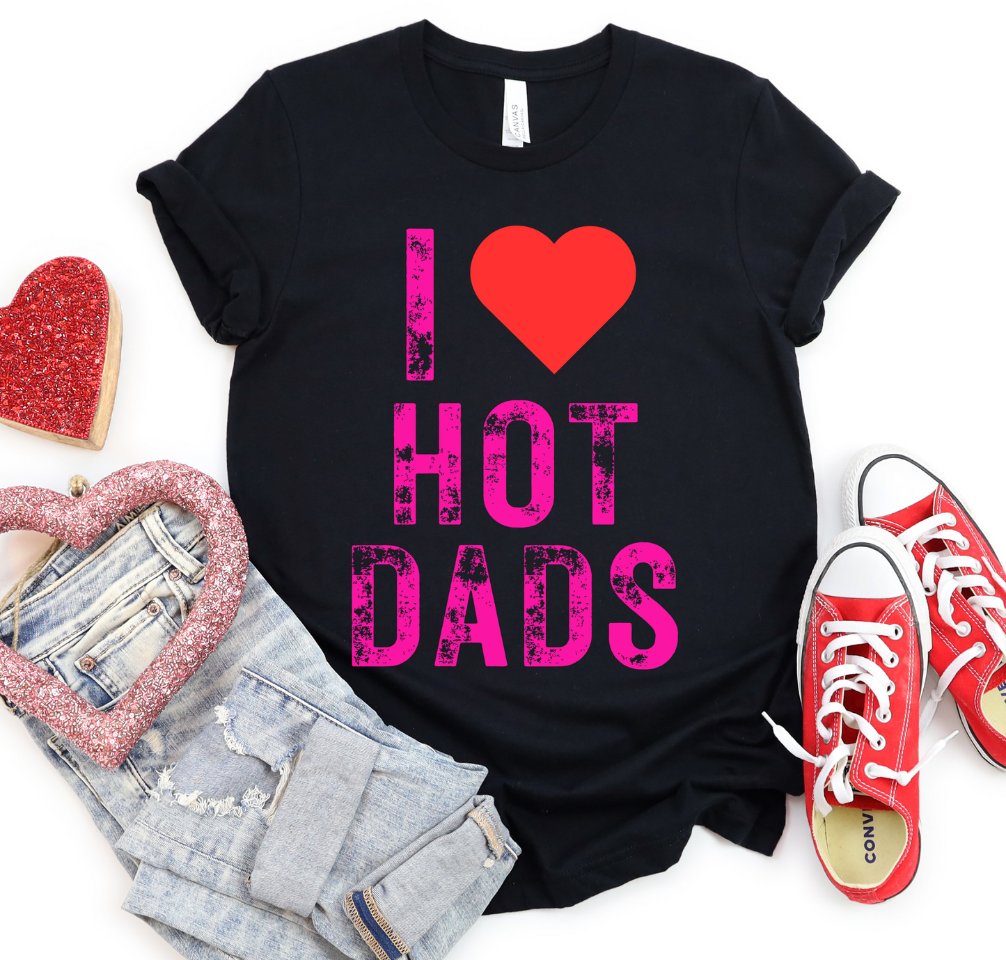 I ♥️ Hot Dads Tee