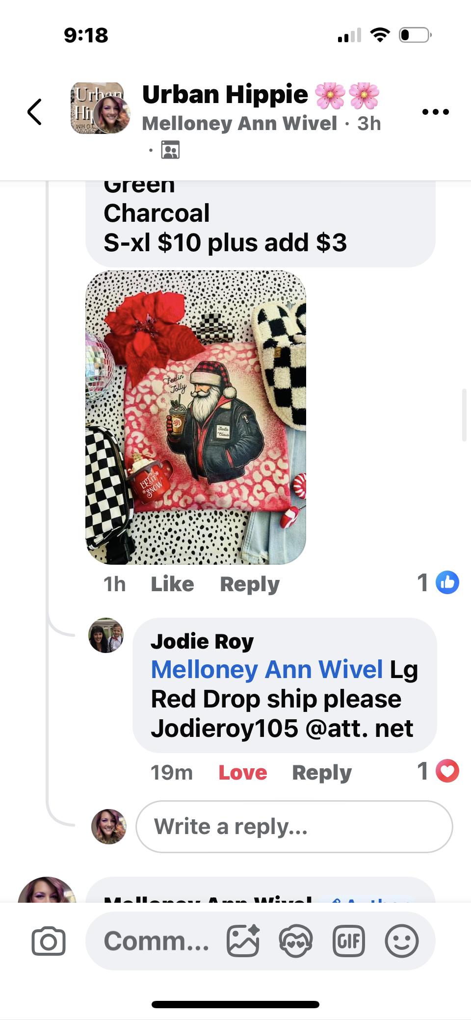 Jodie’s drop ship large