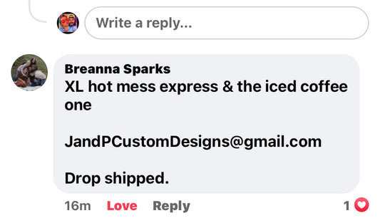 Breanna’s bundle drop ship xl and iced coffee tee