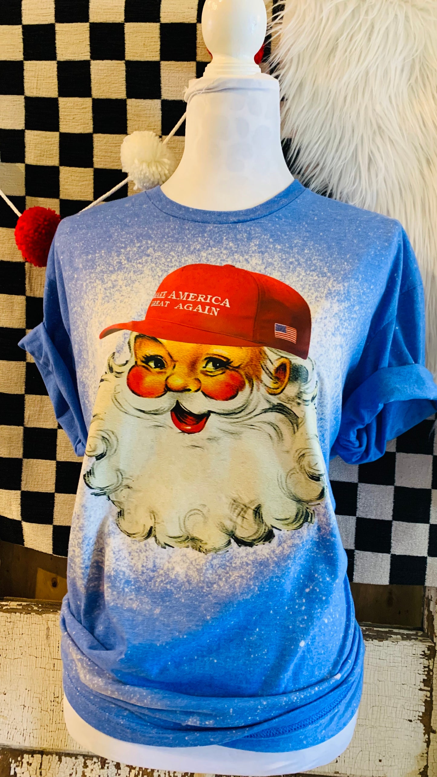 Make America Great Again - Santa Style 💙 - Tee • crew or Hoodie available (