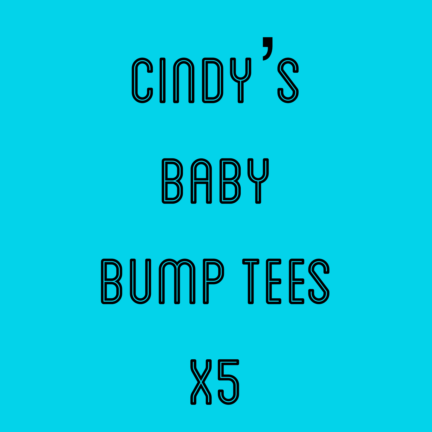 Cindy’s baby bump tees 🫶🏻