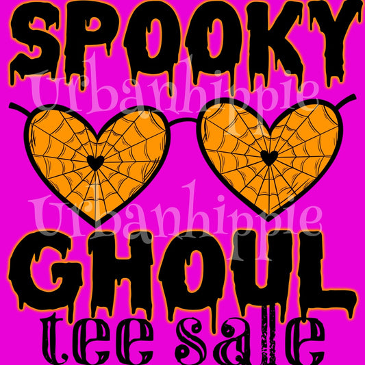 Spooky Ghoul Tee Sale Social media Interaction Sale Post Artwork