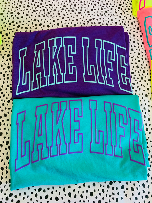 LAKE LIFE 💙puff print