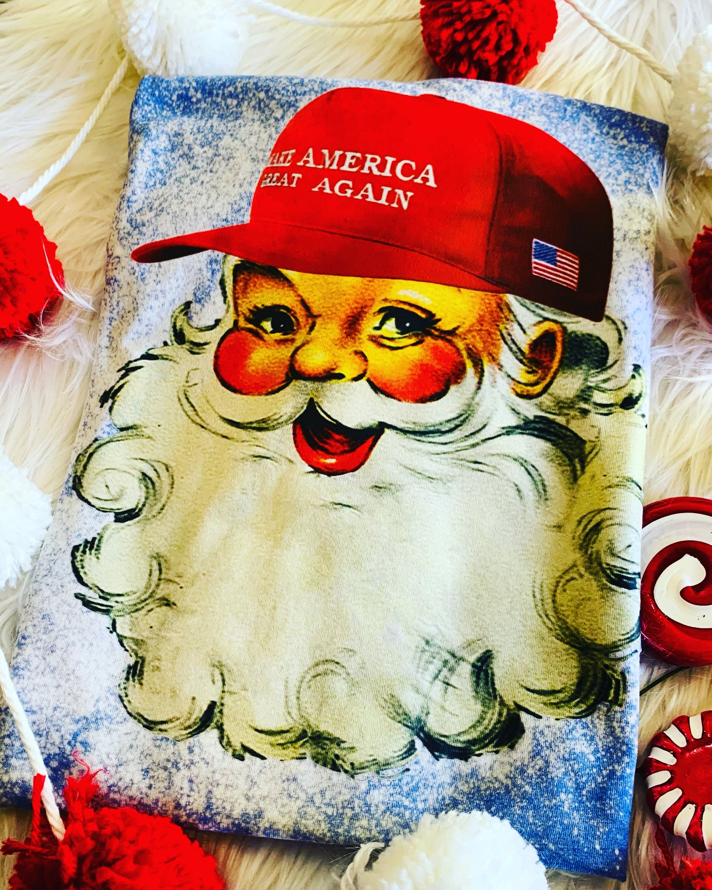 Make America Great Again - Santa Style 💙 - Tee • crew or Hoodie available (