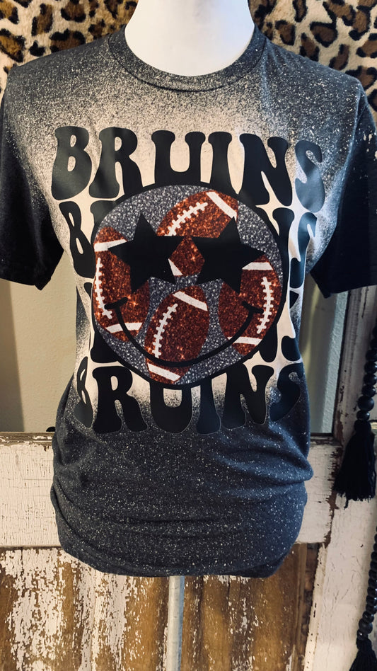 Custom Adult Football School Spirit Tee