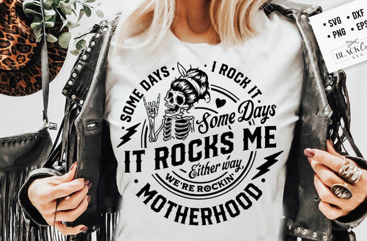 Some days I Rock It Some Days it Rocks me .. either way we’re