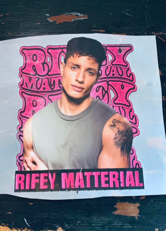 Dtf transfer Riffy MATTerial pink