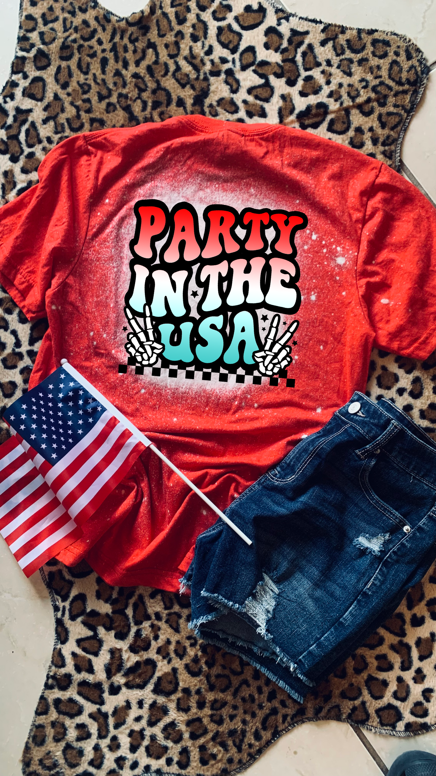 Party in the USA DTF set back & pocket