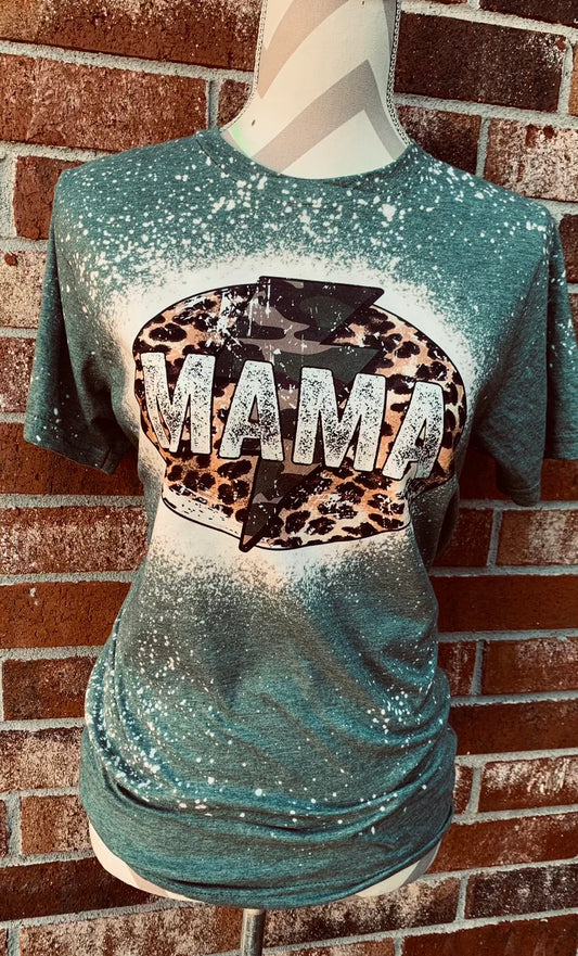 Mama Camo Lightning Bolt