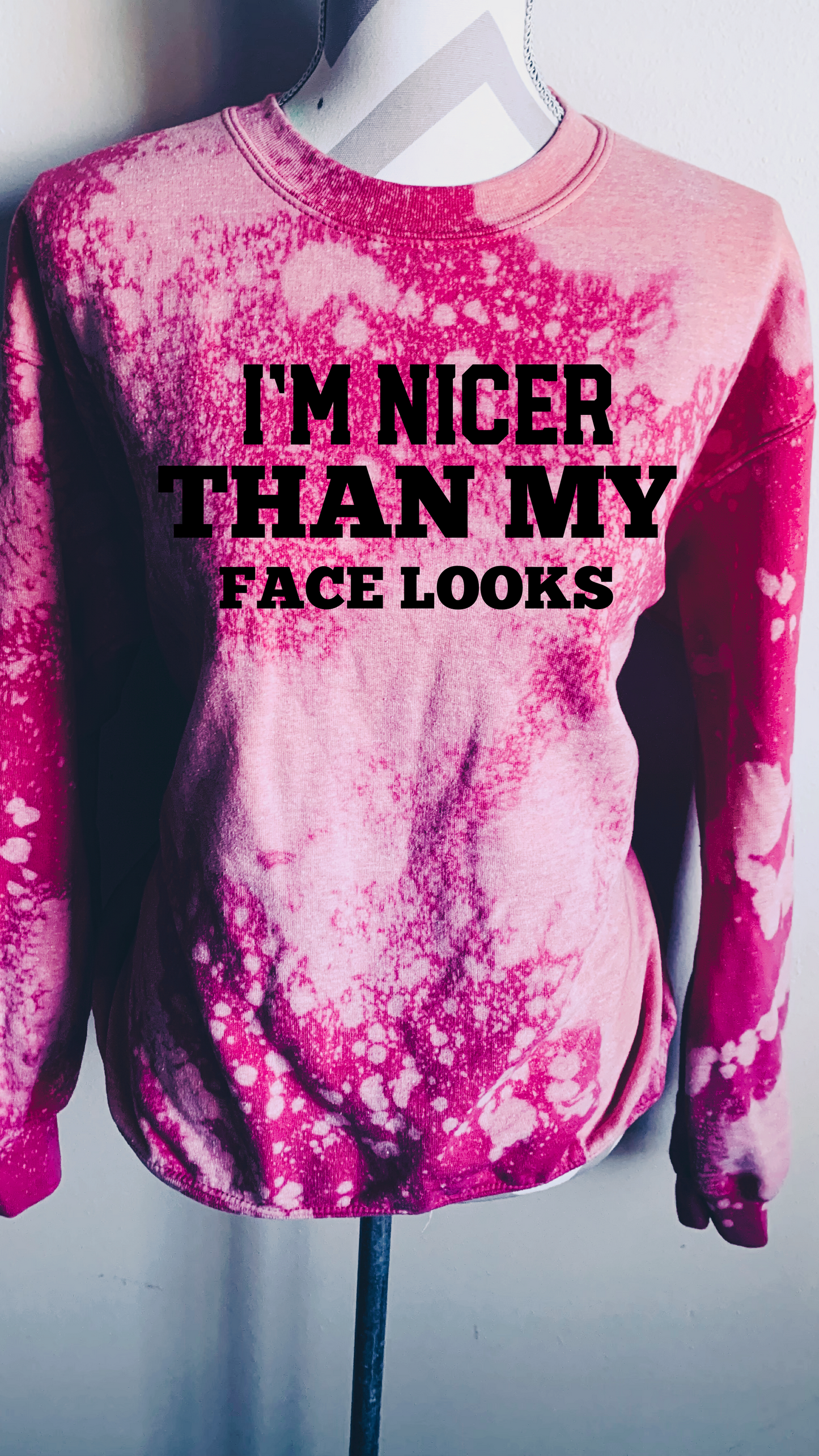 I’m nicer than my face looks