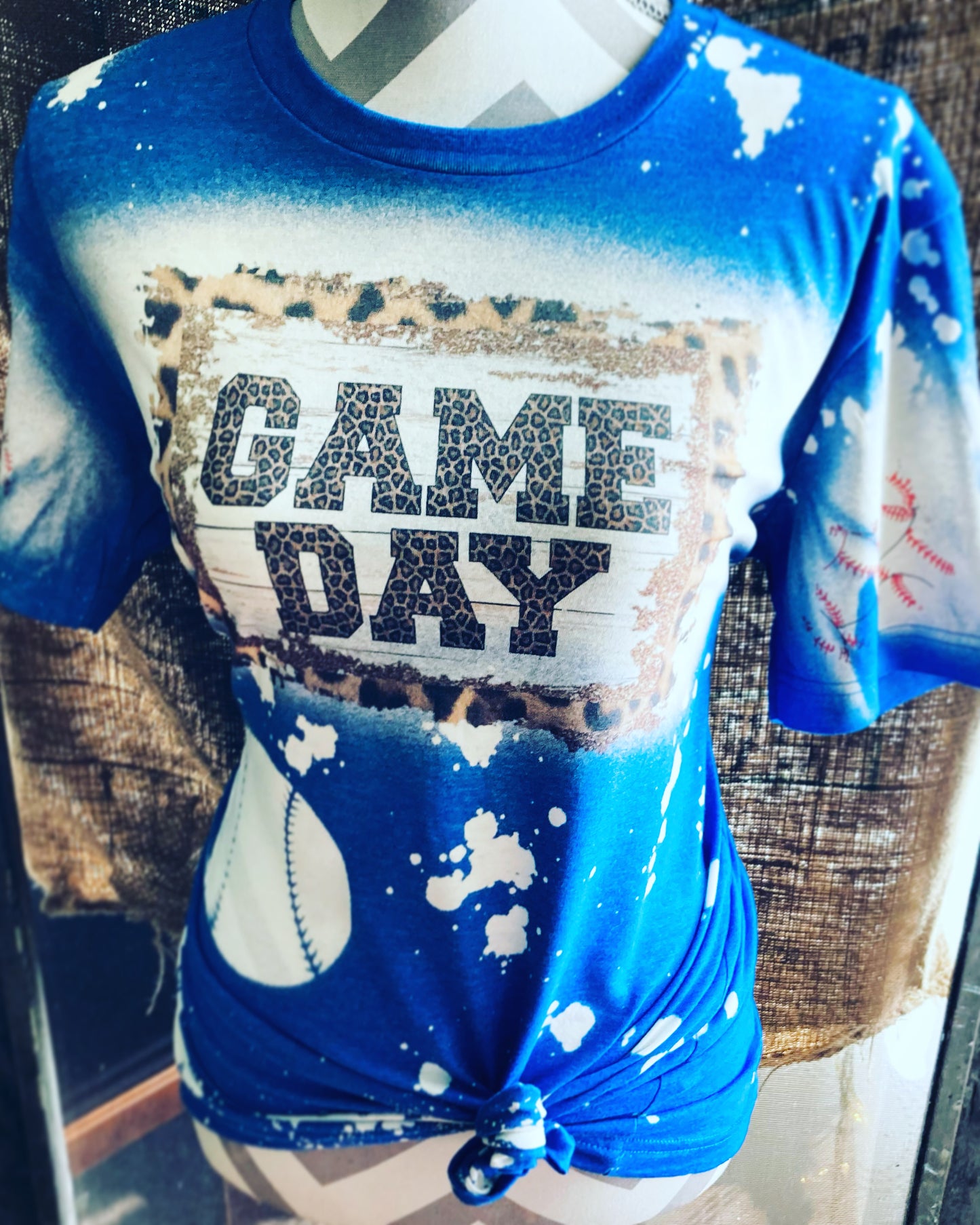 Game day Baseball style this design also available for soccer ⚽️ football 🏈 basketball 🏀