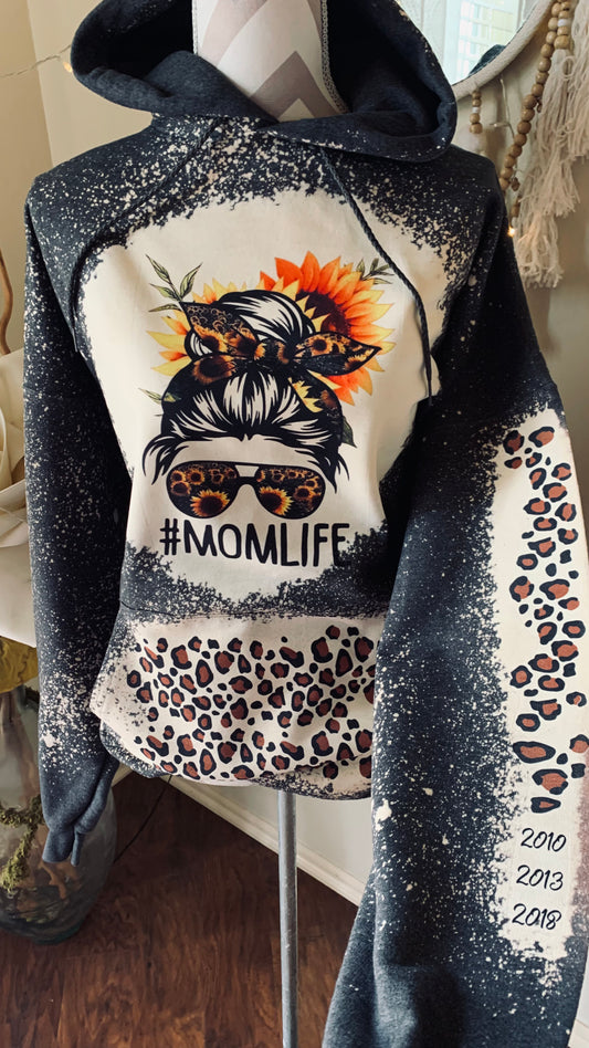 Mom life Sun Flower Hoodie