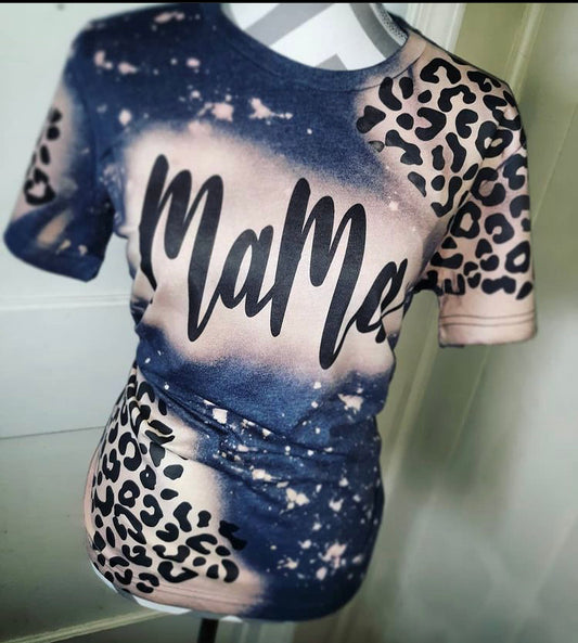 Mama Leopard shoulder tee